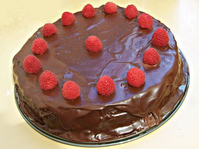 Flourless chocolate cake